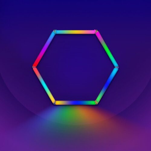 RGB hexagon lights