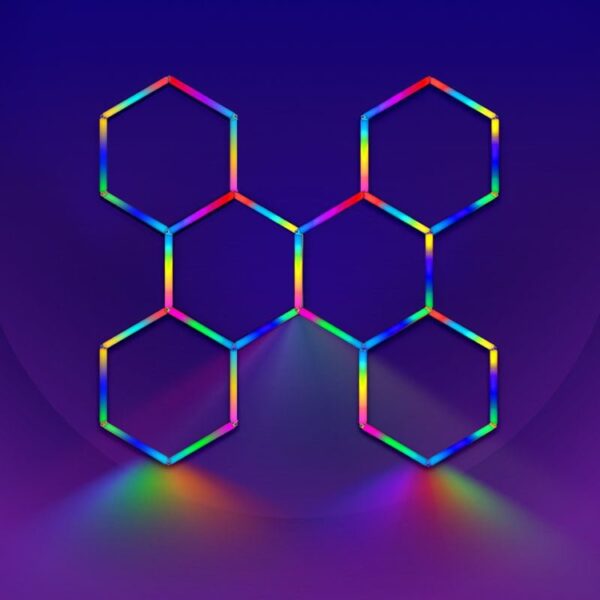 Светодиодные RGB-светильники Hexagon