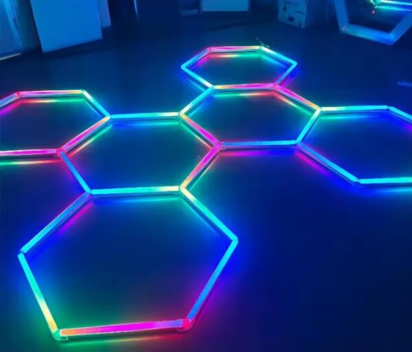 Светодиодные RGB-светильники Hexagon