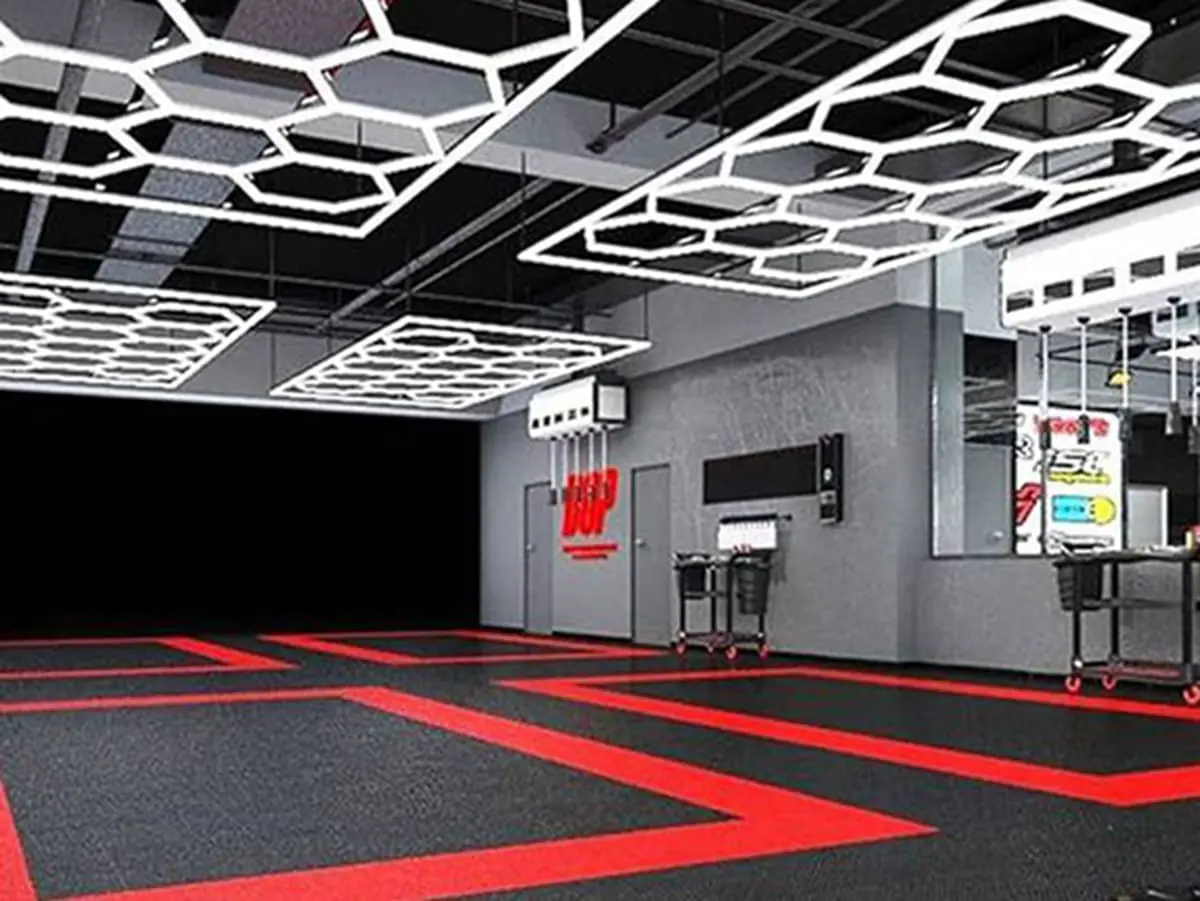 Hexagon Garage Lighting System