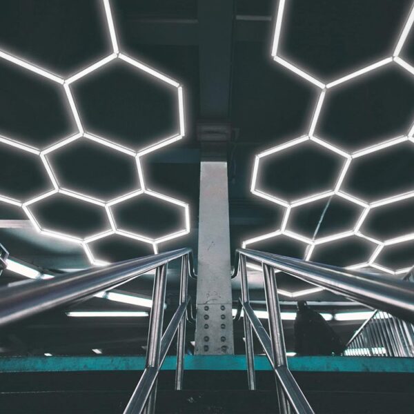 hexagon garage lighting