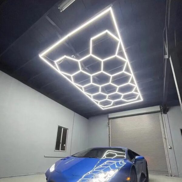 hexagon led garage lights