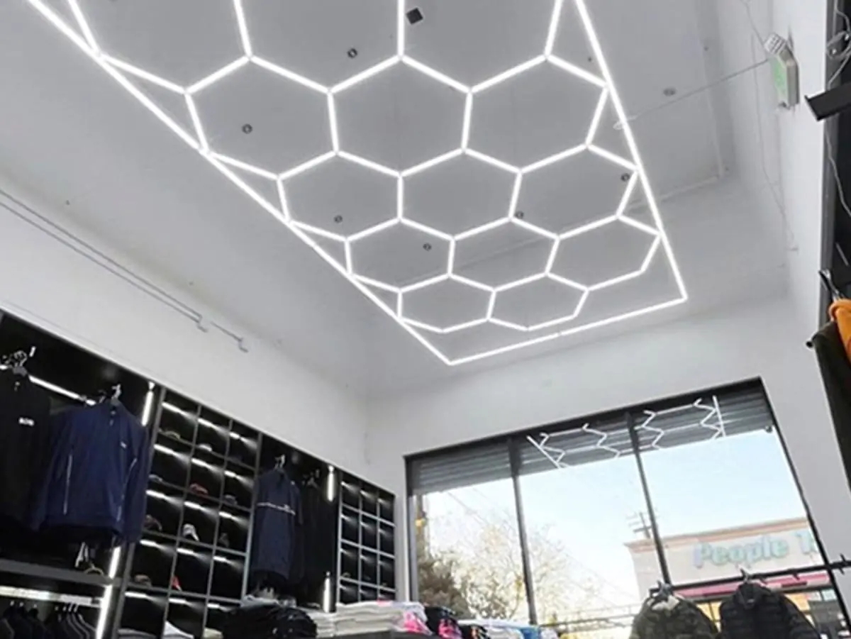 hexagon lights ceiling 1