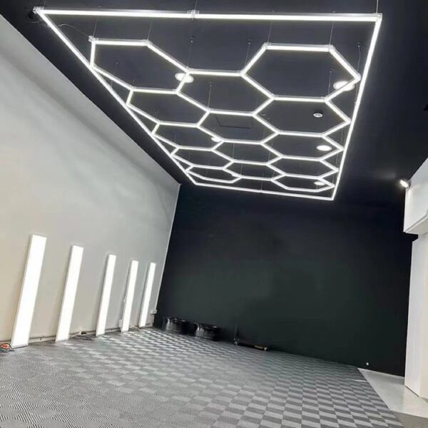 hexagon lights garage