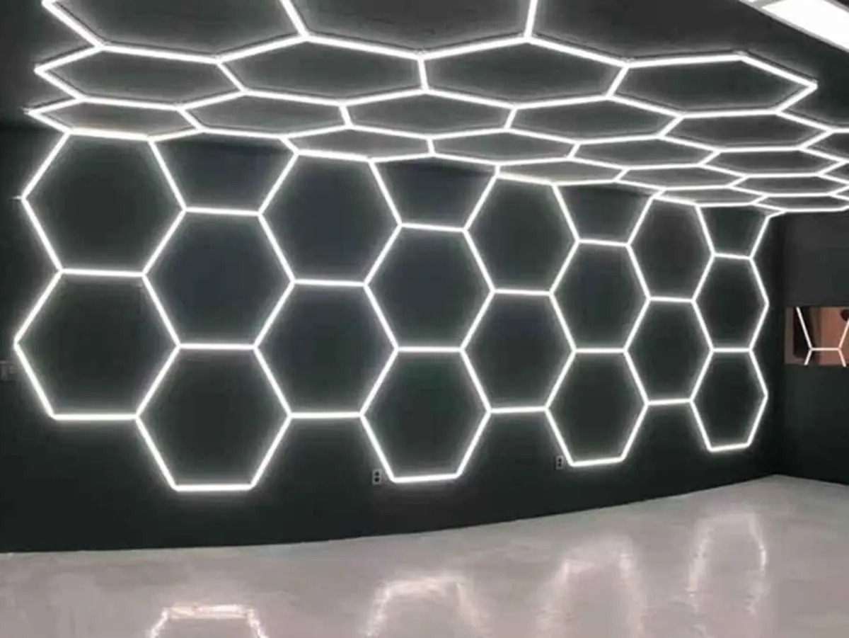 hexagon wall lights 1