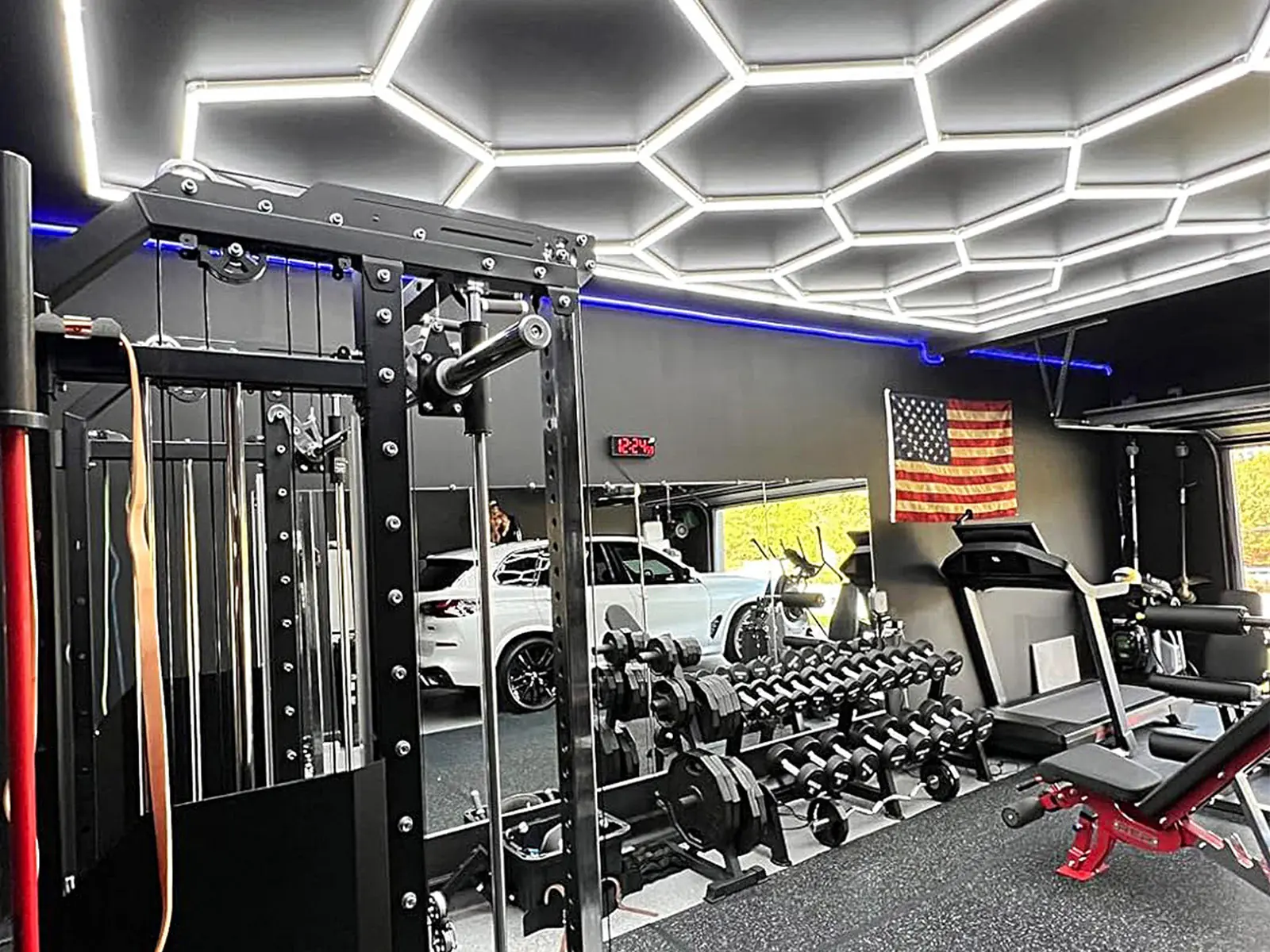 home gym lighting