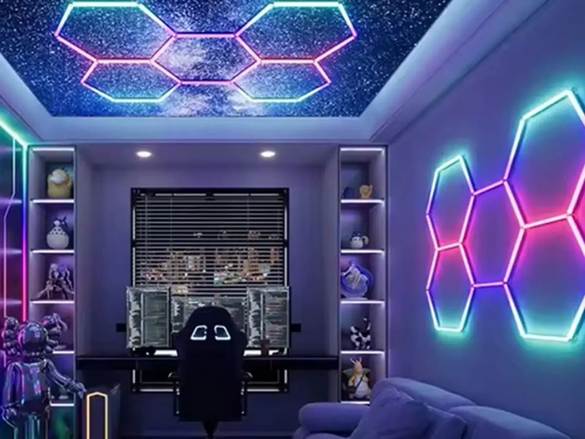 LED hexagon rgb