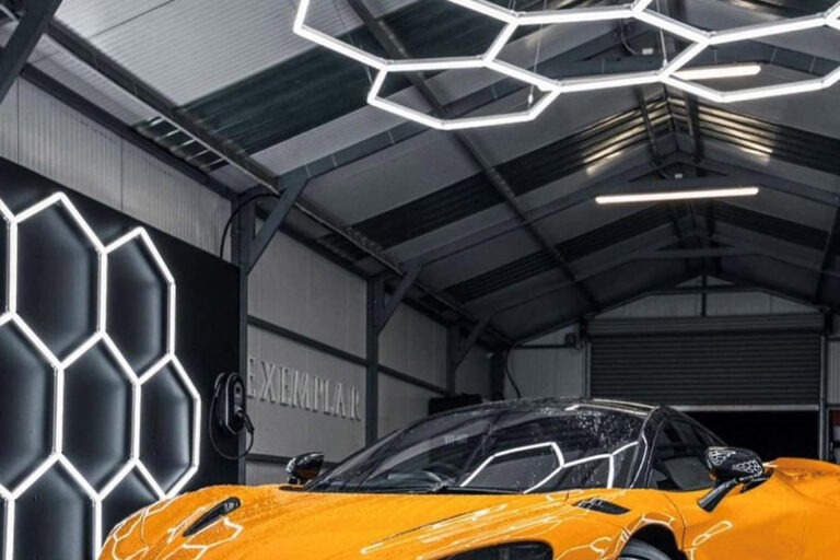 Hexagonal Garage Lights